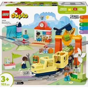Конструктор LEGO DUPLO Town Великий інтерактивний громадський потяг 103 деталі (10428)