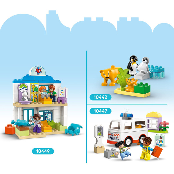 LEGO DUPLO Родини диких тварин 3 в 1 конструктор з 92 елементами (10446)