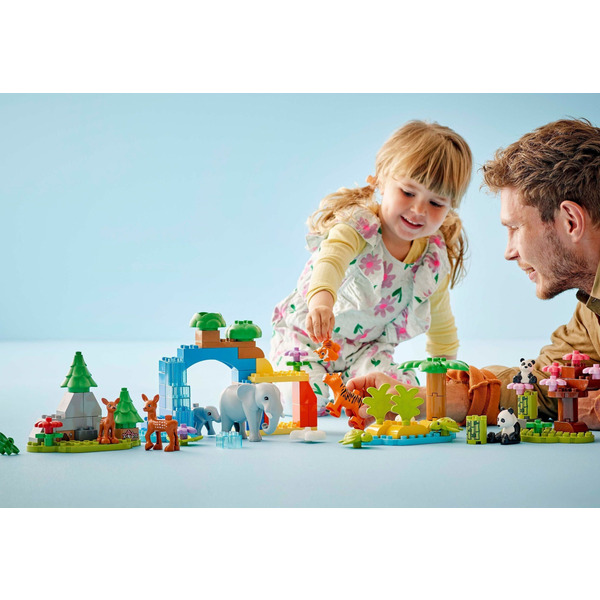 LEGO DUPLO Родини диких тварин 3 в 1 конструктор з 92 елементами (10446)