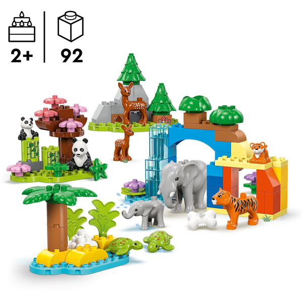 LEGO DUPLO Родини диких тварин 3 в 1 конструктор з 92 елементами (10446)