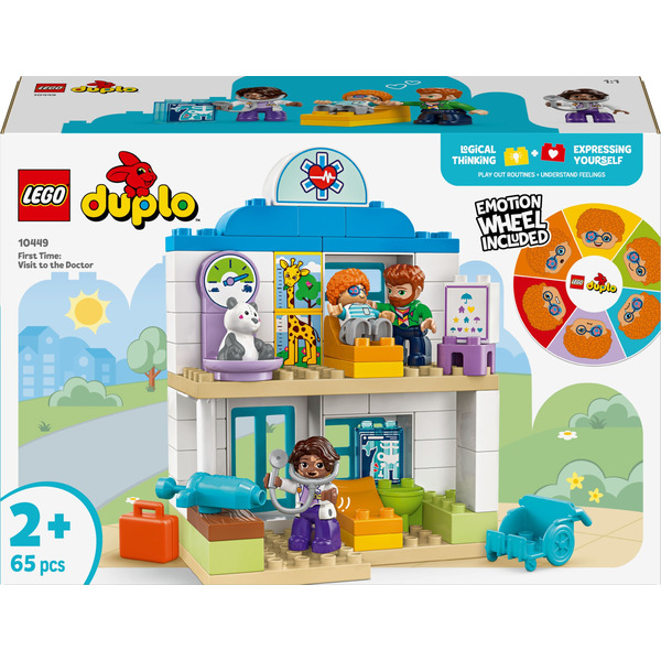 Конструктор LEGO Duplo Town Впервые: визит к врачу (10449)