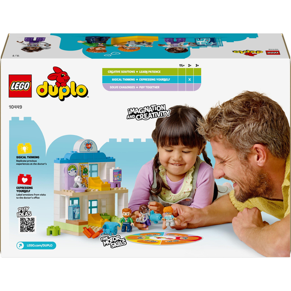 Конструктор LEGO Duplo Town Впервые: визит к врачу (10449)