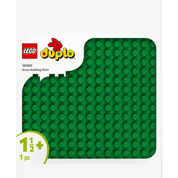Конструктор LEGO DUPLO Зеленая строительная пластина 1 деталь (10460)