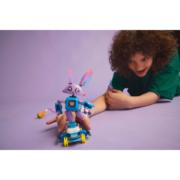 Блоковий конструктор LEGO 71490 DREAMZzz Іззі та Бунчуро, ігровий кролик