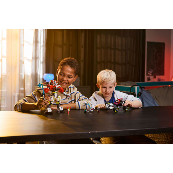 Блоковый конструктор LEGO DREAMZzz Робот-тигр Купера и Хот-род авто Зеро (71497)