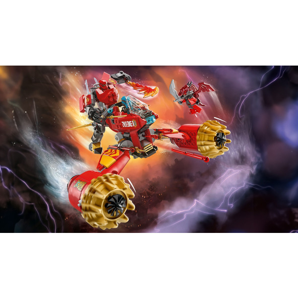 Конструктор LEGO Ninjago Штормовой робот-всадник Кая (71830)
