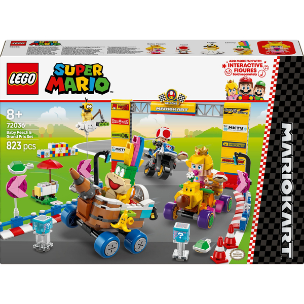 Конструктор LEGO Super Mario: Mario Kart Baby Peach & Grand Prix. Набір 72036