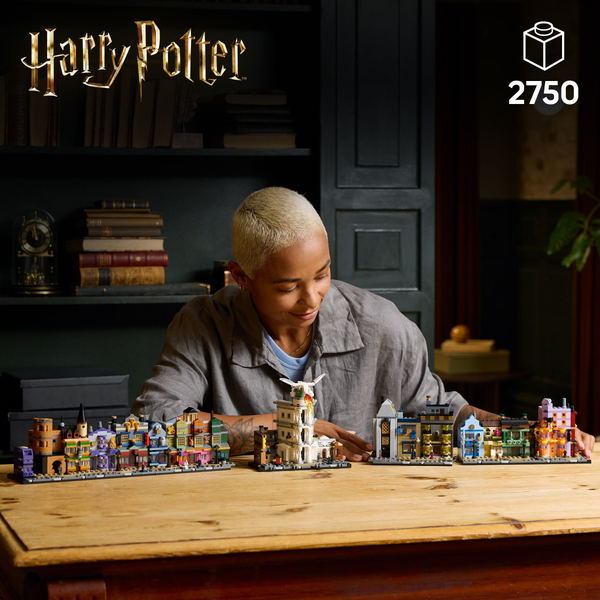 LEGO Harry Potter: Diagon Alley Magic Shops Building Set (76444)