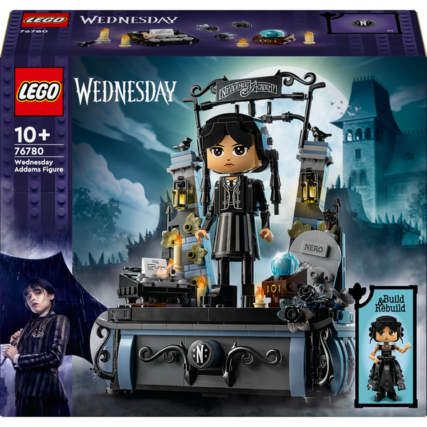 LEGO Wednesday Addams: Фігурка Wednesday Addams з 702 елементів (76780)