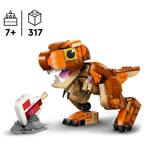 Конструктор LEGO Jurassic World Little Eatie: тиранозавр (76967)