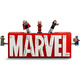 LEGO 76313 Super Heroes Логотип і мініфігурки MARVEL