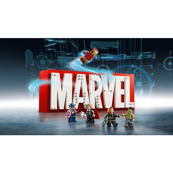 LEGO Super Heroes Marvel Логотип і мініфігурки MARVEL 931 елемент (76313)
