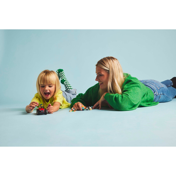 Блочный конструктор LEGO 60461 City Красный фермерский трактор с прицепом и овцами