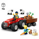 LEGO 60461 City Червоний фермерський трактор з причепом і вівцями