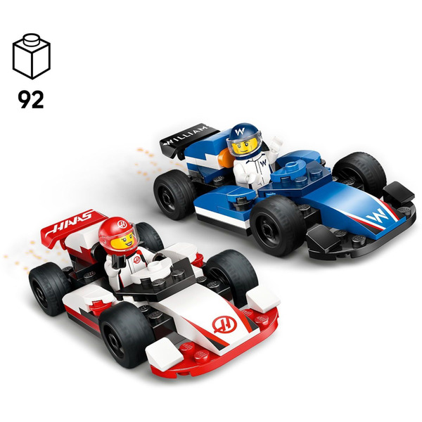 Блоковий конструктор LEGO City Автомобілі для перегонів F1 команд Williams Racing та Haas F1 (60464)