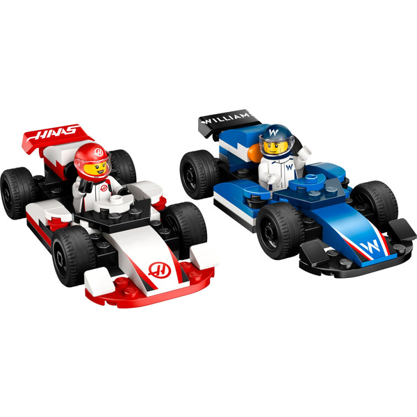 Блоковий конструктор LEGO City Автомобілі для перегонів F1 команд Williams Racing та Haas F1 (60464)