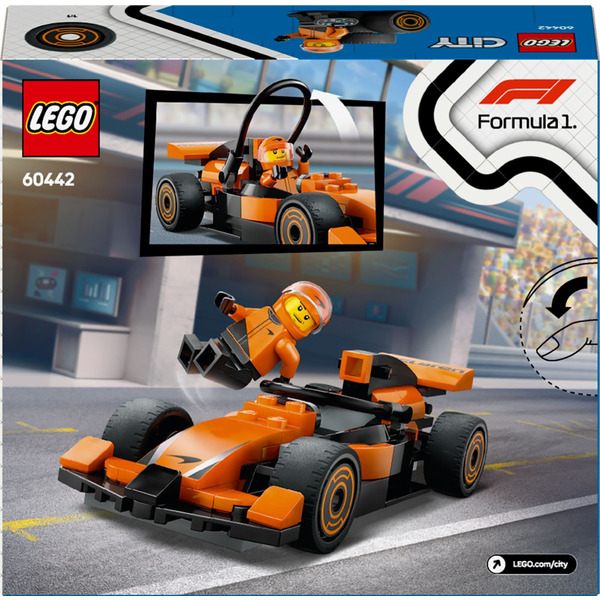 LEGO City 60442: Пилот F1 и автомобиль McLaren для гонки