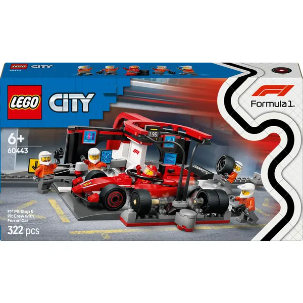 LEGO City Ferrari F1 Pit Stop Set (60443)