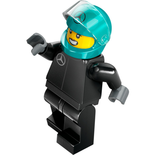 Блоковый конструктор LEGO City Гараж F1 и автомобили Mercedes-AMG и Alpine 678 деталей (60444)