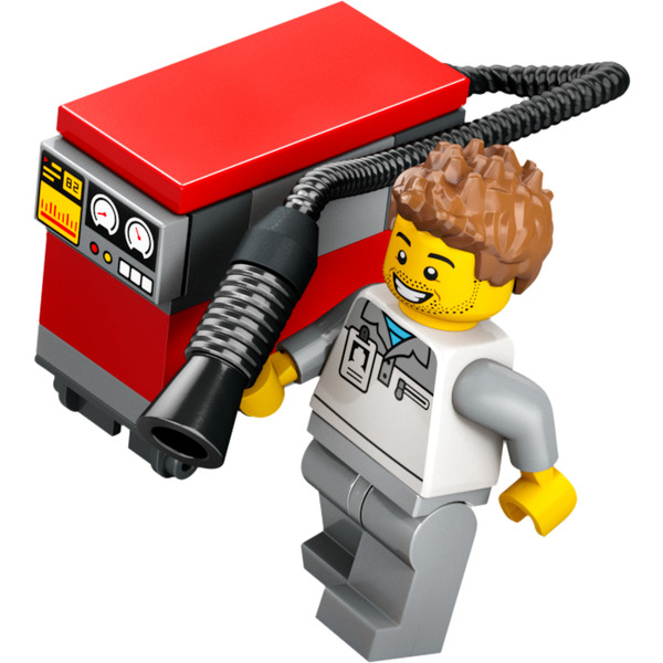 Блоковый конструктор LEGO City Гараж F1 и автомобили Mercedes-AMG и Alpine 678 деталей (60444)