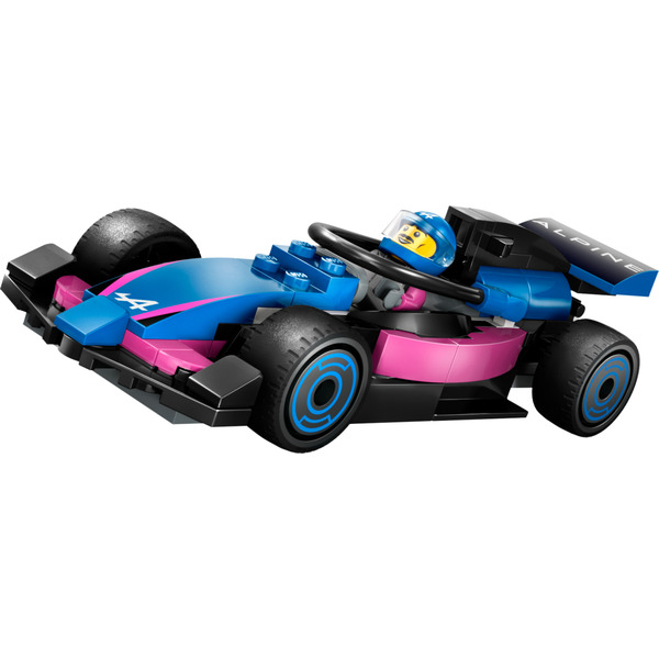 Блоковый конструктор LEGO City Гараж F1 и автомобили Mercedes-AMG и Alpine 678 деталей (60444)