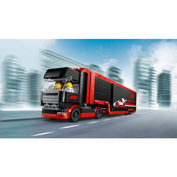 LEGO City Грузовик F1 с автомобилями RB20 и AMR24 (Набор 60445)