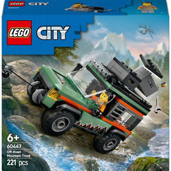 Блоковий конструктор LEGO City Позашляхова гірська вантажівка 4x4 (60447)