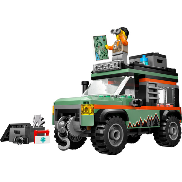 Блоковий конструктор LEGO City Позашляхова гірська вантажівка 4x4 (60447)
