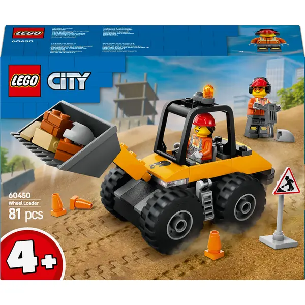 LEGO City Желтый строительный автопогрузчик (60450)