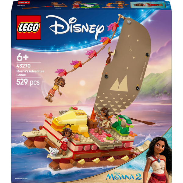 Блоковий конструктор LEGO Disney Пригодницьке каное Ваяни 529 деталей (43270)