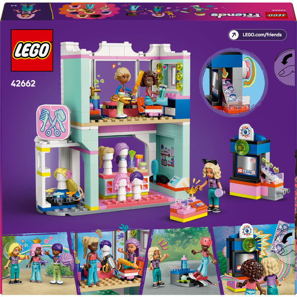 Блоковый конструктор LEGO Friends Парикмахерская и магазин аксессуаров 347 деталей (42662)