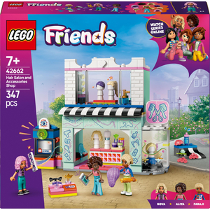 Блоковий конструктор LEGO Friends Перукарня та магазин аксесуарів 347 деталей (42662)