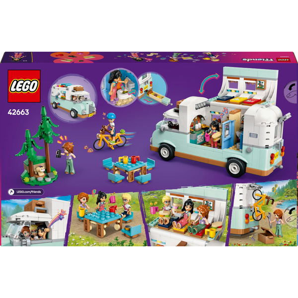 Блоковий конструктор LEGO Friends Пригоди на фургоні дружби 778 деталей (42663)