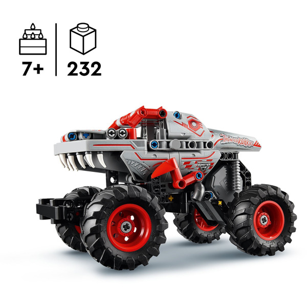 Блоковий конструктор LEGO Technic Monster Jam ThunderROARus з інерційним двигуном (42200)