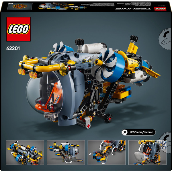 Назва товару: LEGO 42201 Technic Deep Sea Explorer Submarine