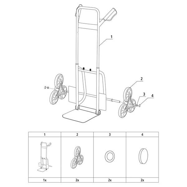 Візок вантажний складний STANLEY SXWST-FT521
