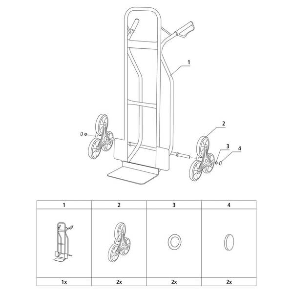 Візок вантажний STANLEY SXWT-HT523