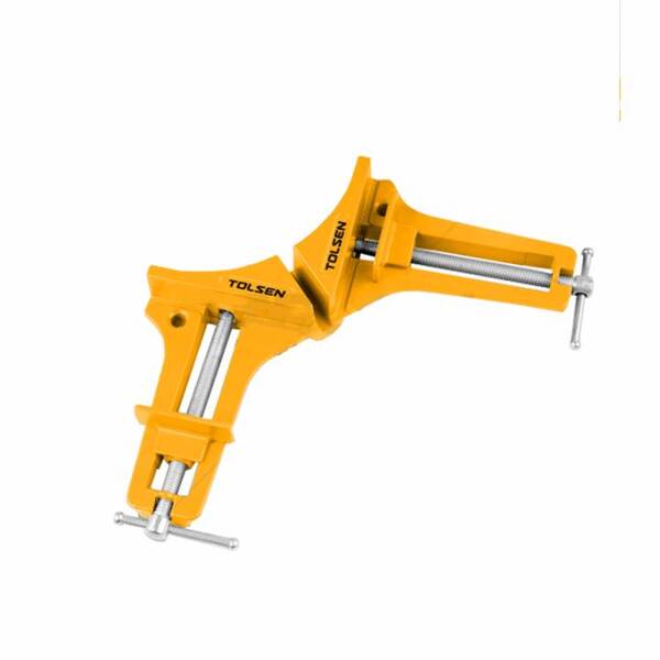 Струбцина Tolsen industrial кутова алюмінієва з двома напрямними 76мм, 75х75мм