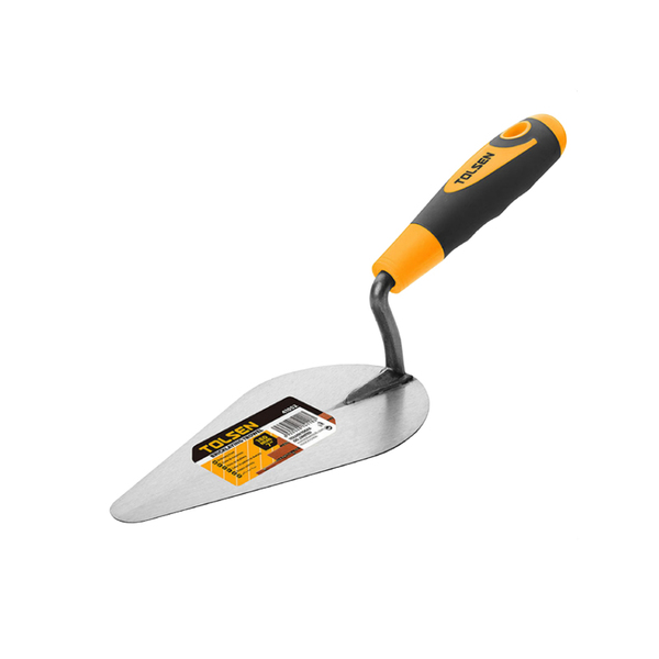 Назва товару: Кельма Tolsen крапля, 1.2мм, 160мм, резинове руків'я, металеве