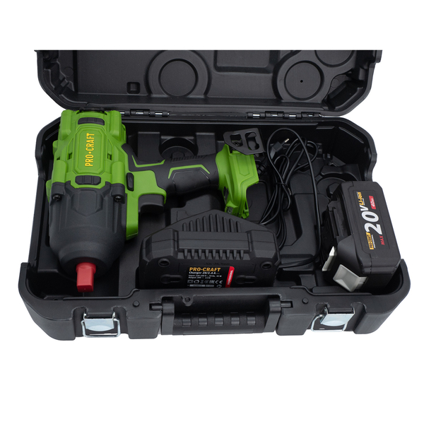 Акумуляторний гайковерт Procraft PWA80 Кейс (з 1 АКБ та ЗП)