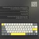 Клавиатура беспроводная Epomaker EP64 60% Mulan Switch Hot-Swap (2.4G/BT/USB) RGB UA Black (EP64-B-M)