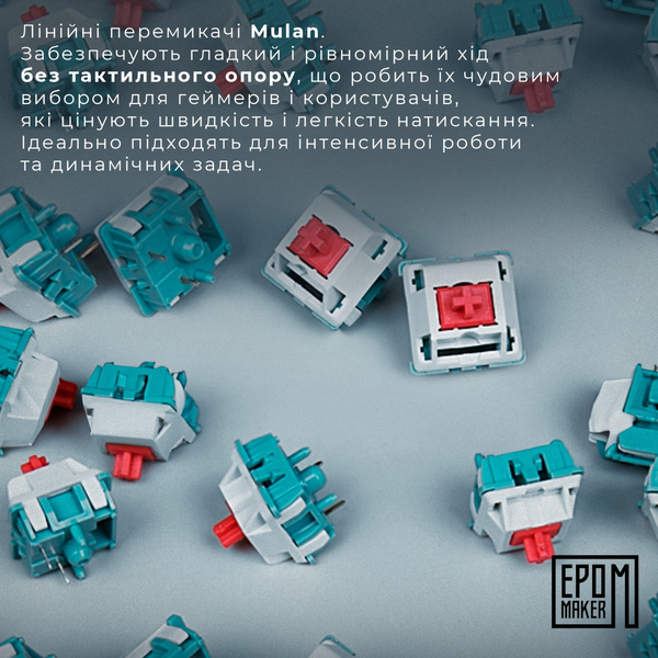 Клавіатура Epomaker EP64 EP64-B-M