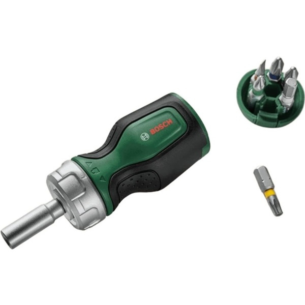 Викрутка з тріскачкою Bosch на 6 насадок (1.600.A03.2UY)