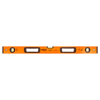 Уровень Neo Tools S 400 алюминиевый, 80 см, 3 капсулы, 2 отверстия для рук