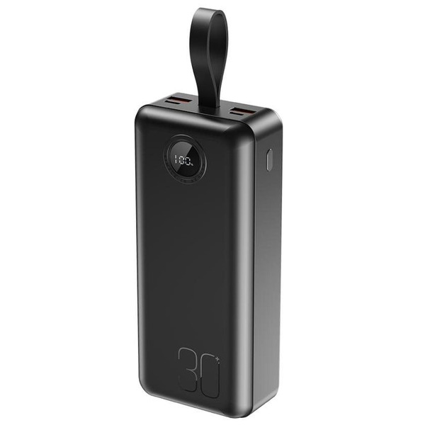 Внешний аккумулятор (Power Bank) XO PR240 30000mAh Black (PR240.black)