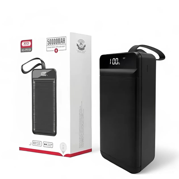 Внешний аккумулятор (Power Bank) XO-PR158-50000mAh Black (XO-PR158/29211)