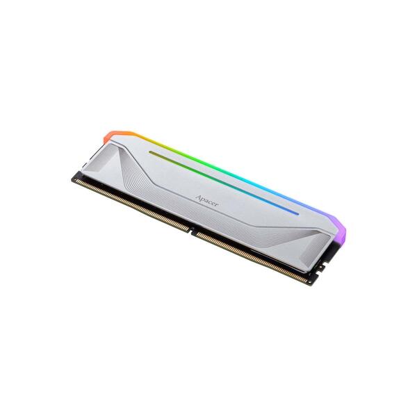 Модуль памяти DDR5 2x16GB/5200 Apacer NOX RGB Silver (AH5U32G52C522NWAA-2)