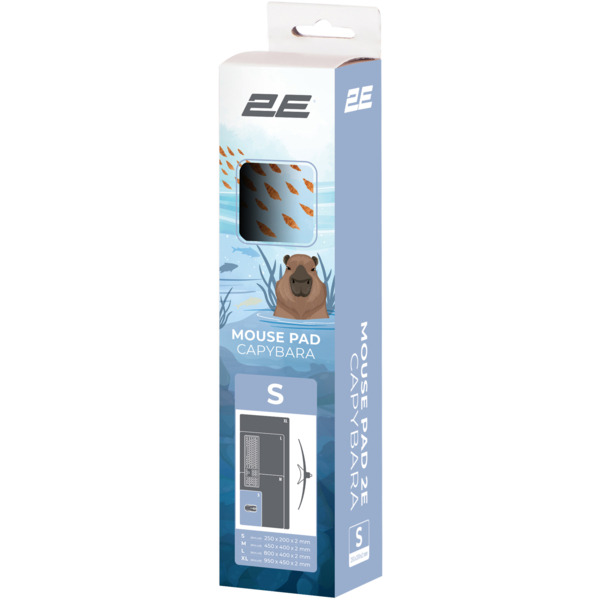 Килимок для миші 2E 2E-PAD-S-CAPY-BLUE