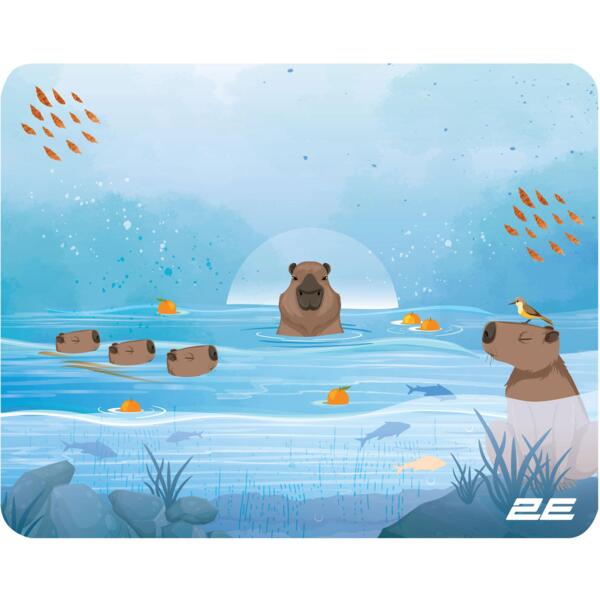 Килимок для миші 2E 2E-PAD-S-CAPY-BLUE