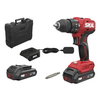 Шуруповерт-дрель ударная аккумуляторная SKIL 3021 HB 20В 2х2А·час 55Нм 450·1700об·мин 0.83кг кейс